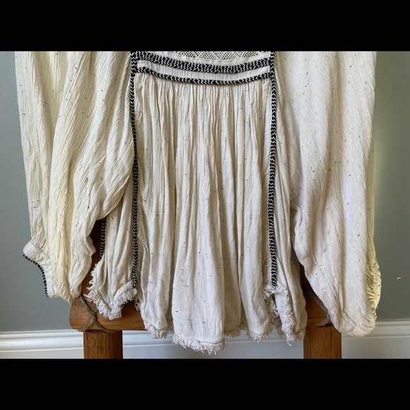 Free People boho embroidery top XS - Picture 5 of 9